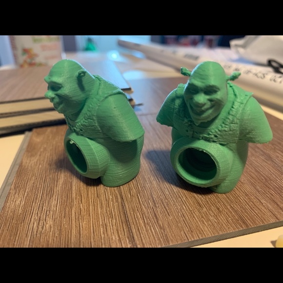 3D Printed Shrek Toothpaste Topper - Picture 2 of 4